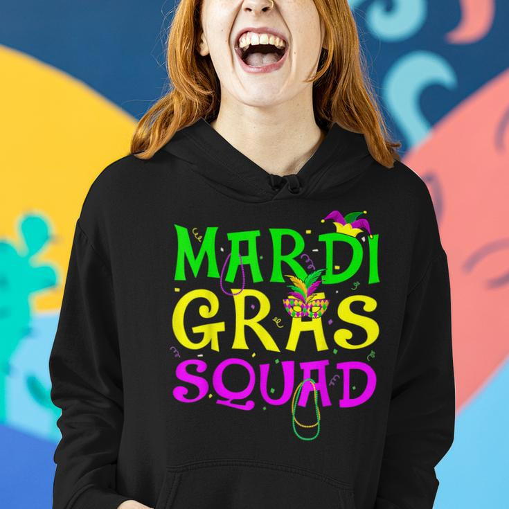 Mardi Gras Squad Party Costume Outfit Funny Mardi Gras V2 Women Hoodie Gifts for Her