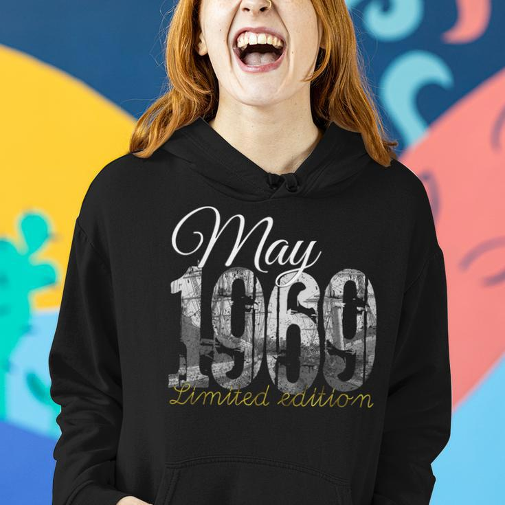 May 1969 50 Year Old 1969 50Th Birthday Gift Women Hoodie Gifts for Her