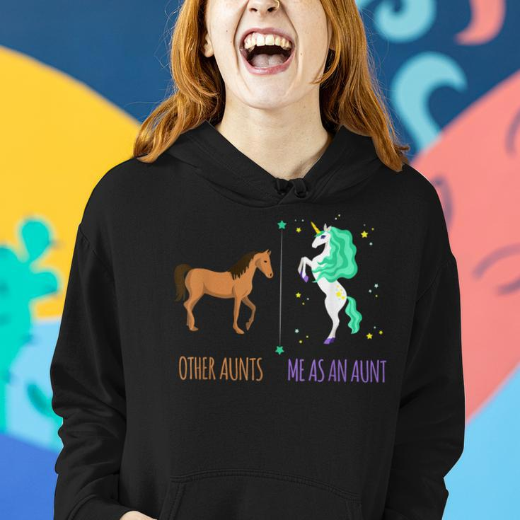 Me As Aunt Other Aunts Horse Unicorn Lover Cute Funny Gift Women Hoodie Gifts for Her