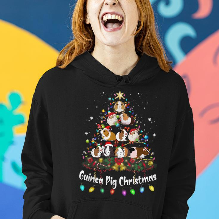 Meerschweinchen Weihnachtsbaum Hoodie, Weihnachtspyjama für Tierfreunde Geschenke für Sie
