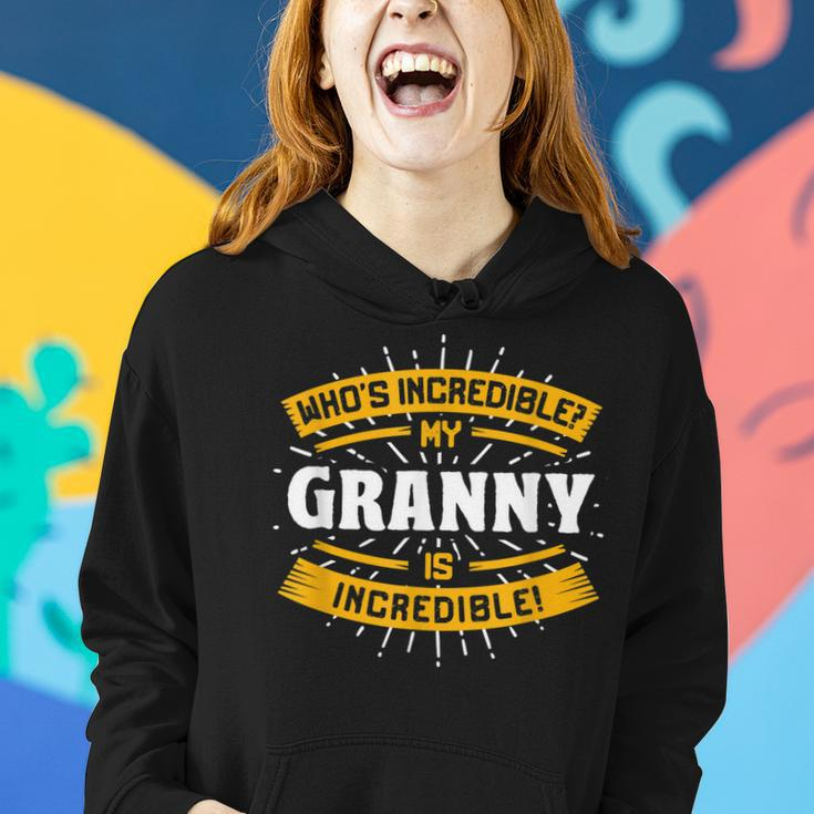 Meine Oma Ist Unglaublich Lustig Oma Humor Großmutter Familie Frauen Hoodie Geschenke für Sie