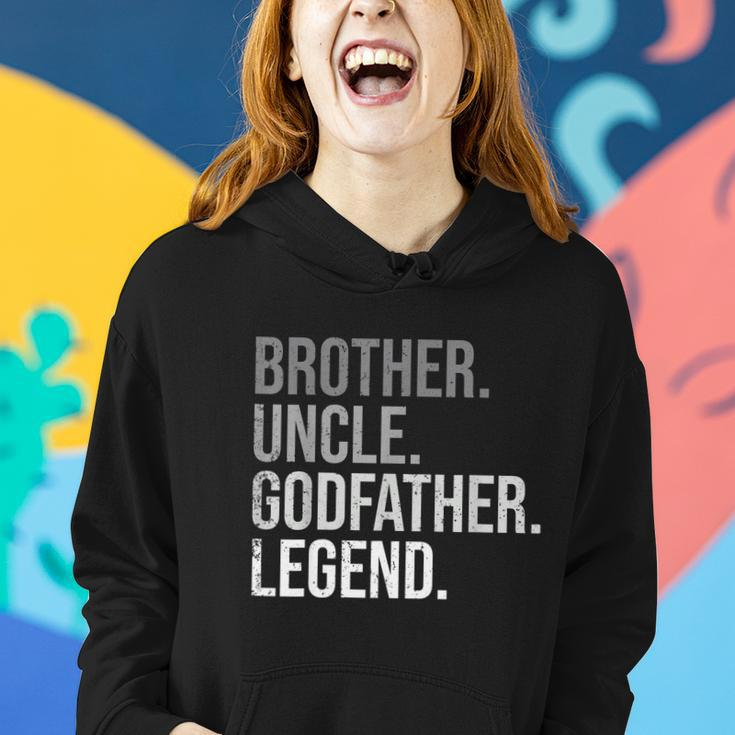 Mens Brother Uncle Godfather Legend Fun Best Funny Uncle Women Hoodie Gifts for Her