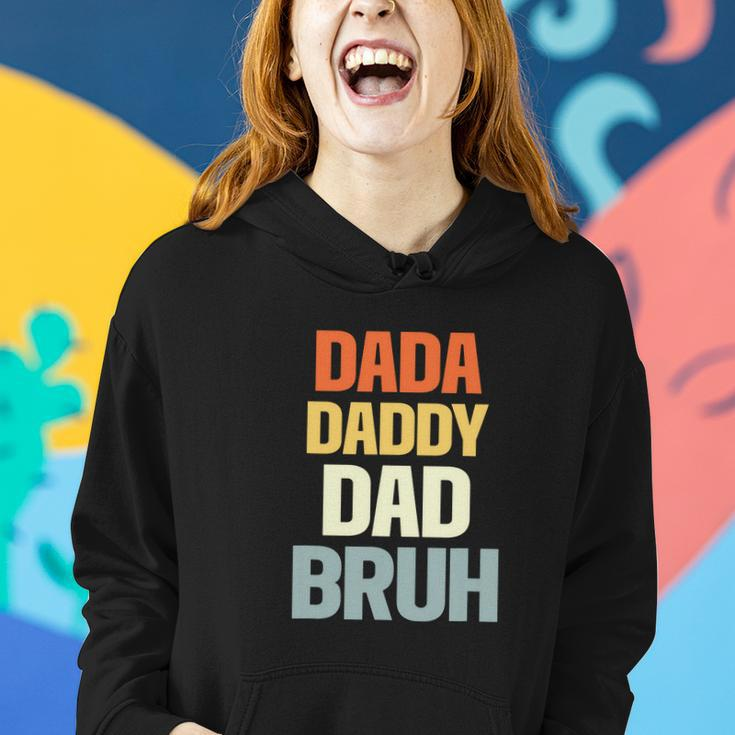 Mens Dada Daddy Dad Bruh Funny Dad Women Hoodie Gifts for Her