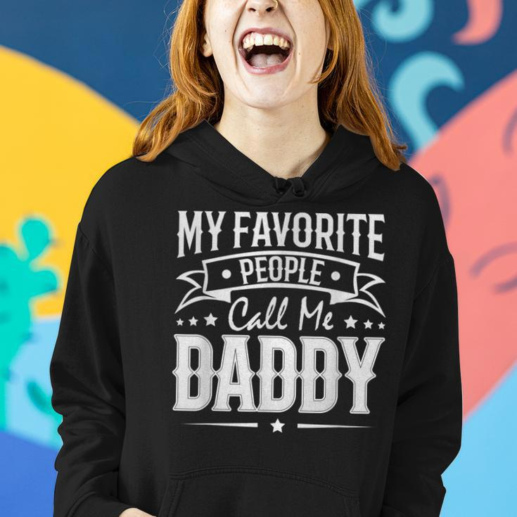 Mens Womens My Favorite People Call Me Daddy Vintage Women Hoodie Gifts for Her