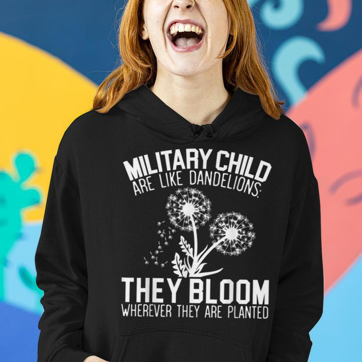 Military Child Are Like Dandelions Military Child Month Women Hoodie Gifts for Her
