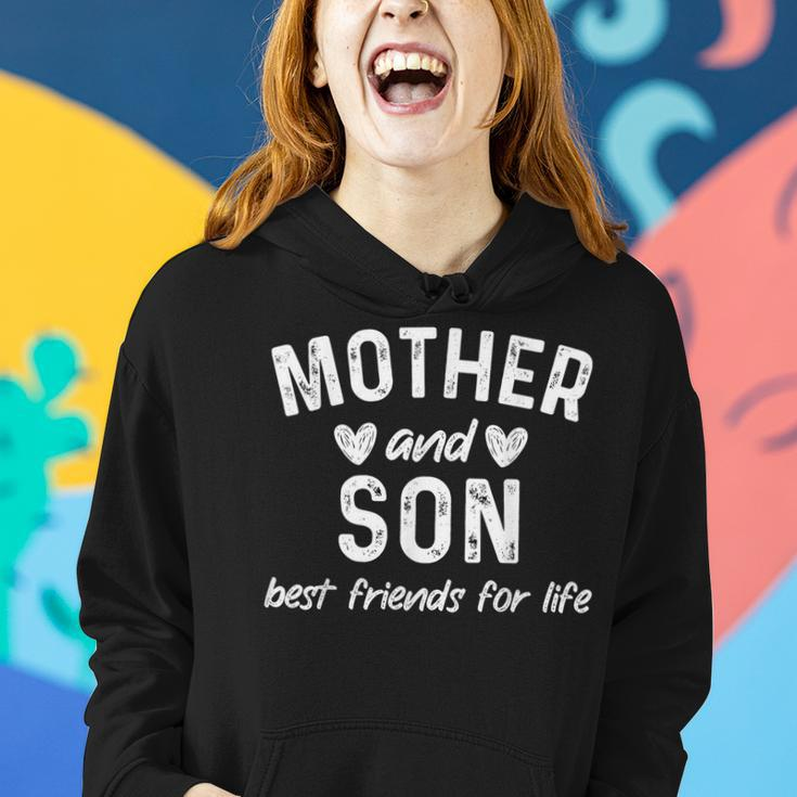 Mother And Son Best Friends For Life Mom Women Hoodie Gifts for Her