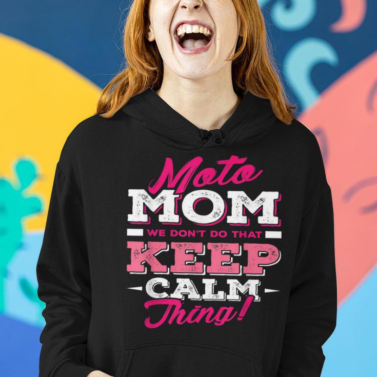 Moto Mom Funny Motocross Dirt Bike Women Hoodie Thegiftio UK