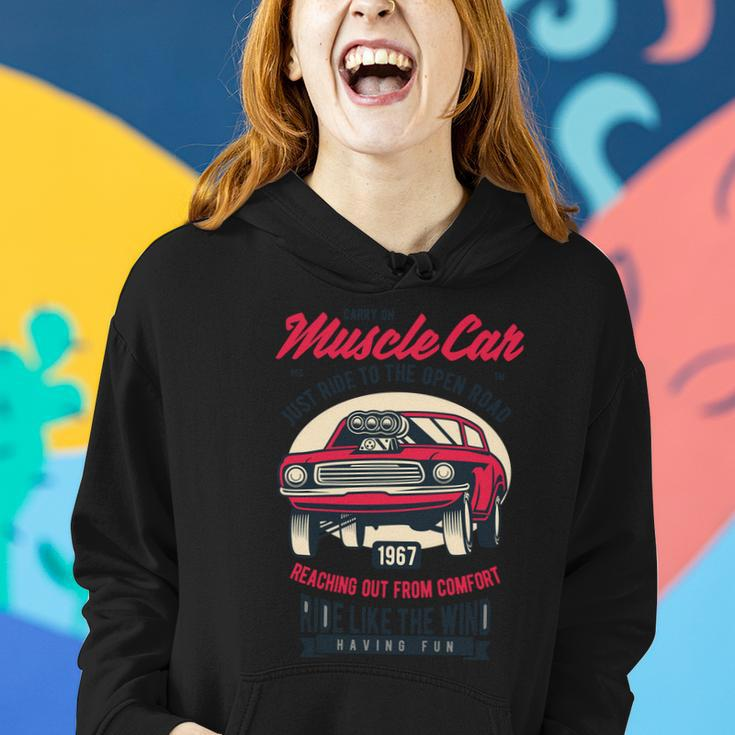 Muscle Car Ride Like The Wind 1967 Women Hoodie Gifts for Her
