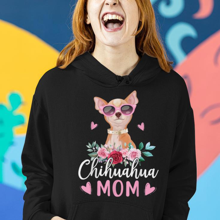 Niedliche Chihuahua Mama Sonnenbrille Für Chihuahua-Besitzer Frauen Hoodie Geschenke für Sie