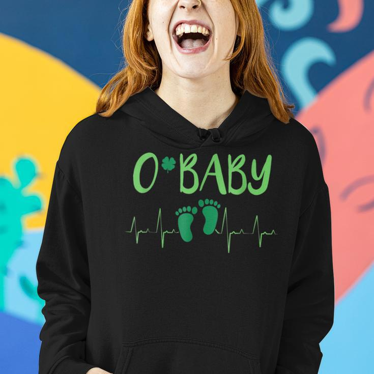 O Baby L&D Nurse St Patricks Day Labor & Delivery Nurse Women Hoodie Gifts for Her