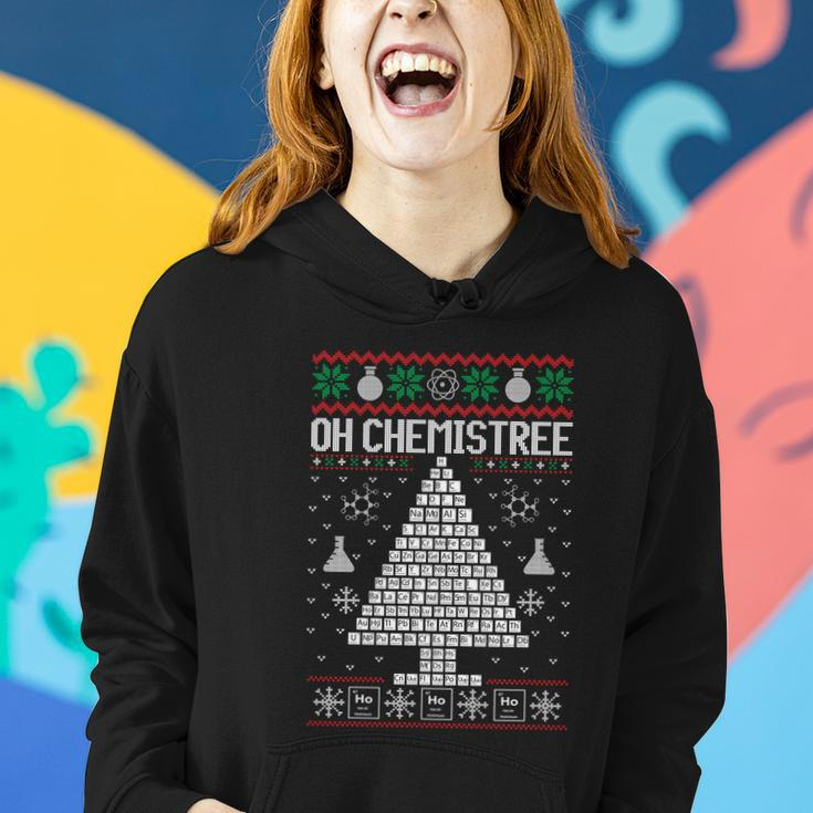 Oh Chemist Tree Merry Chemistree Chemistry Ugly Christmas Meaningful Gift Women Hoodie Gifts for Her