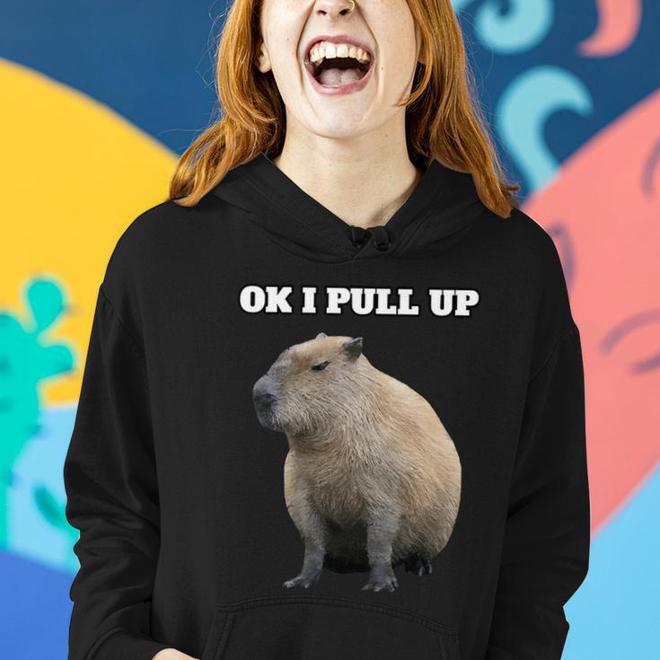 Ok I Pull Up Capybara V2 Women Hoodie Gifts for Her