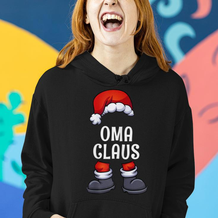 Oma Claus Weihnachts-Hoodie für Damen, Festlicher Partnerlook Geschenke für Sie