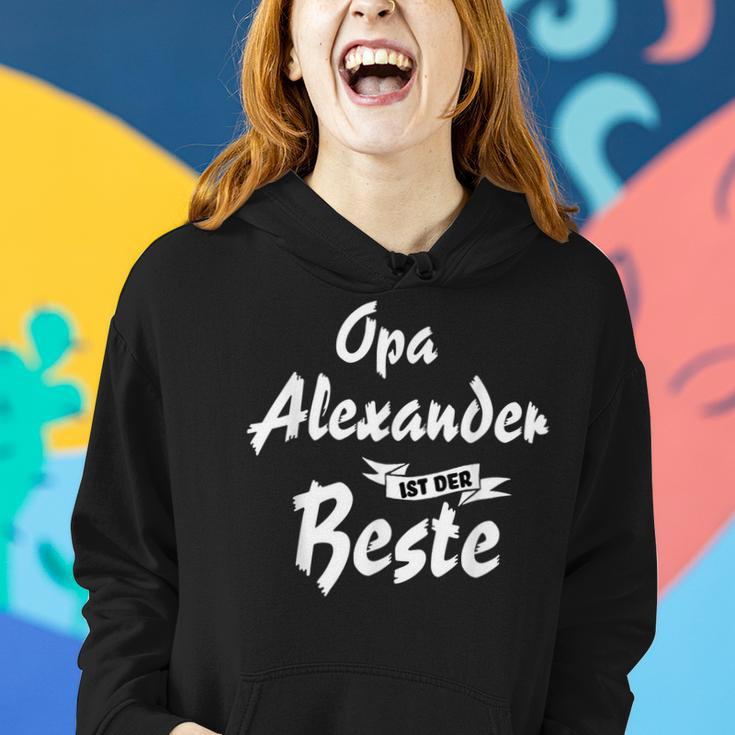 Opa Alexander Ist Der Beste Geschenk Frauen Hoodie Geschenke für Sie