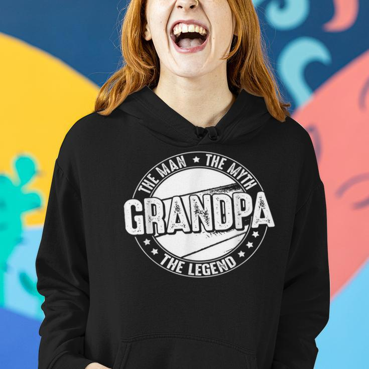 Opa Man Myth Legend Lustiger Vatertag Opa Frauen Hoodie Geschenke für Sie