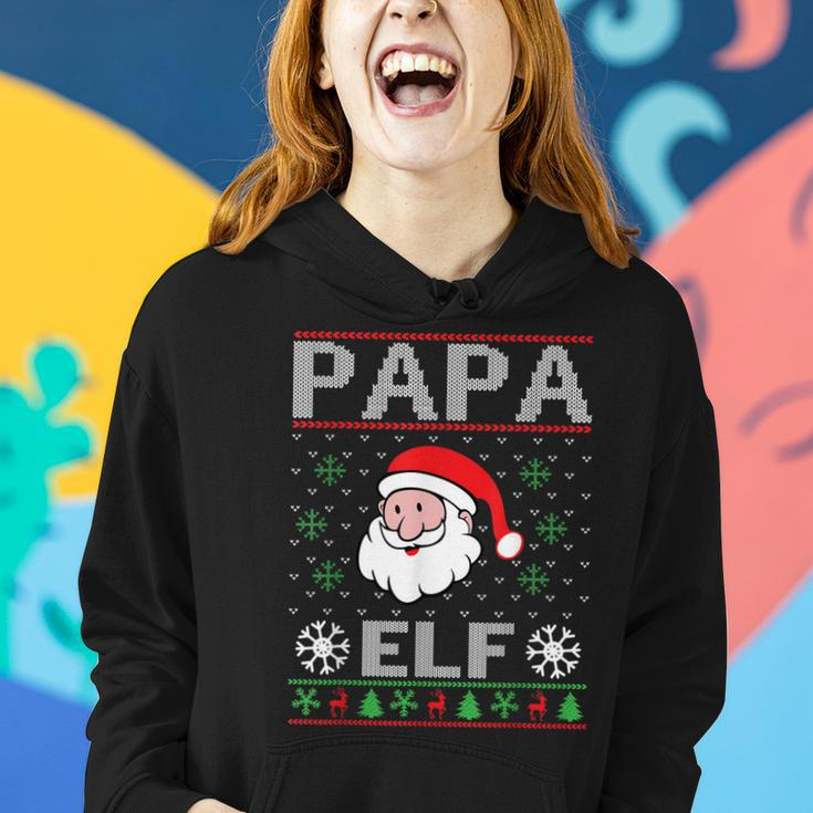 Papa Elf Outfit Weihnachten Familie Elf Weihnachten Frauen Hoodie Geschenke für Sie