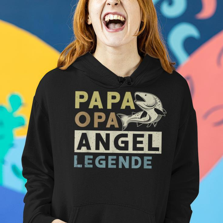 Papa Opa Angel Legende Hoodie, Perfekt für Vatertagsangler Geschenke für Sie