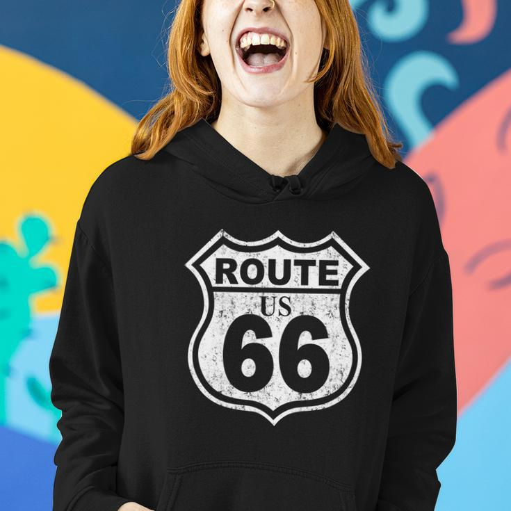 Pattern Design Rute 66 Hot Rod Speed Way V2 Women Hoodie Gifts for Her