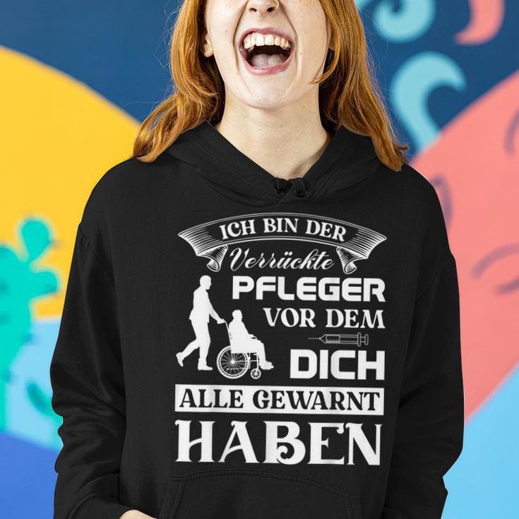 Pflegekraft Kasack Altenpfleger Ich Bin Der Verrückte Pflege Frauen Hoodie Geschenke für Sie