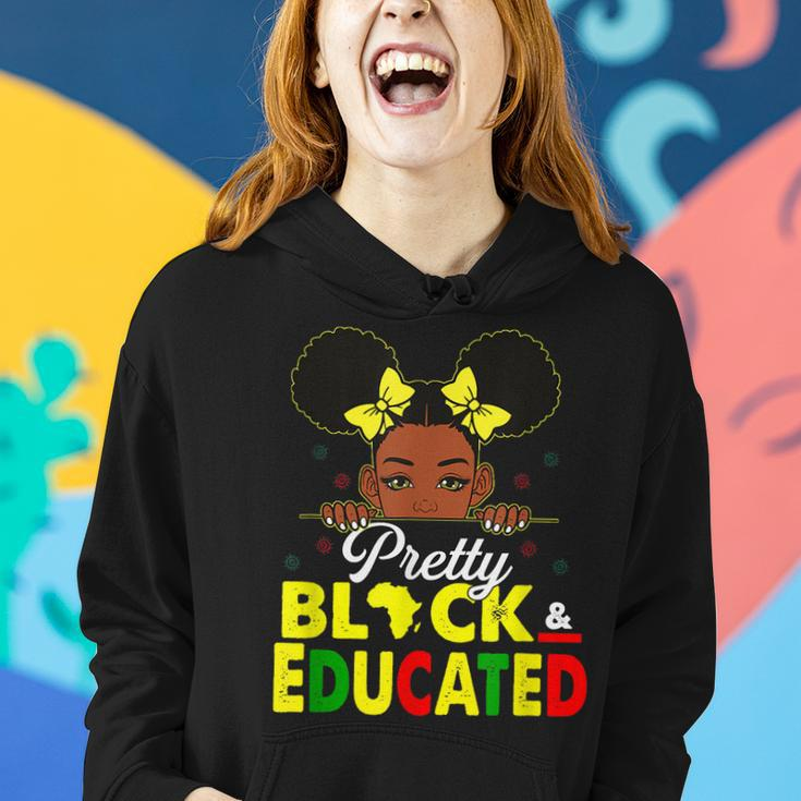 Pretty Black And Educated I Am The Strong African Queen Girl V3 Women Hoodie Gifts for Her