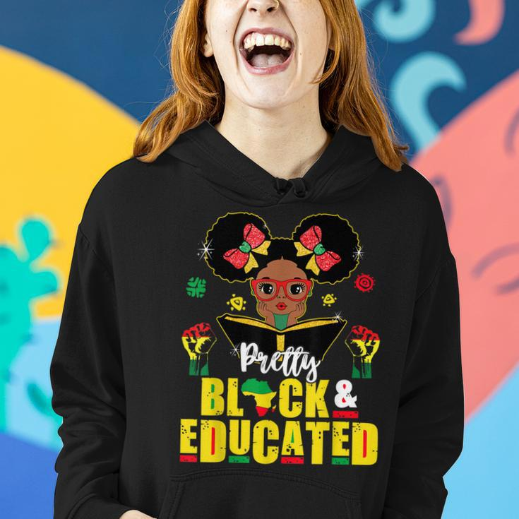 Pretty Black And Educated I Am The Strong African Queen V4 Women Hoodie Gifts for Her