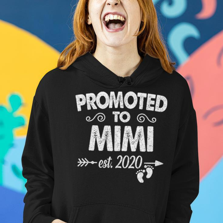 Promoted To Mimi Est 2020 Fathers Day Mother Day Women Hoodie Gifts for Her