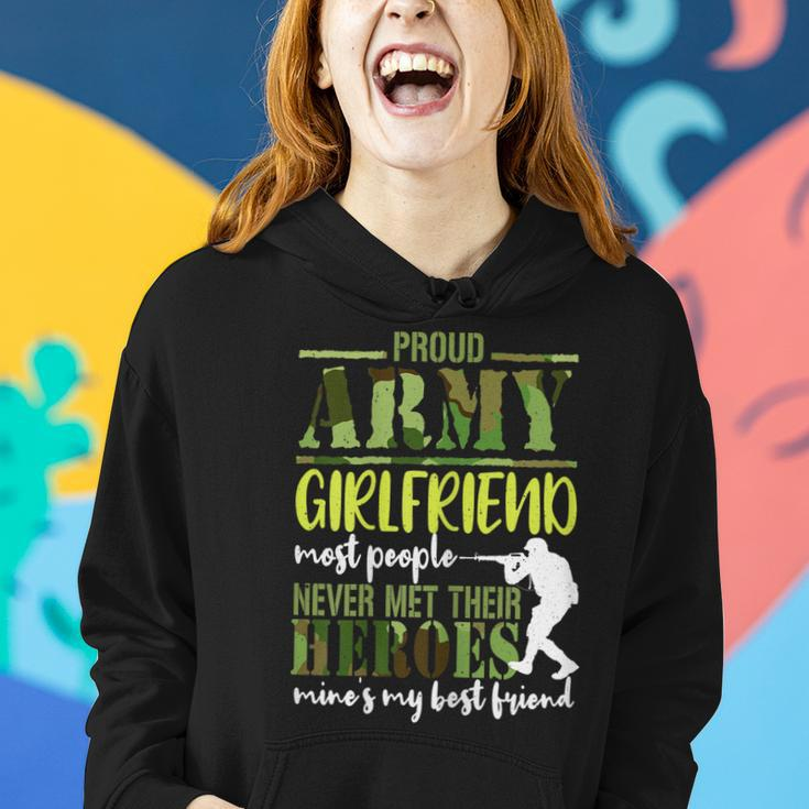 Proud Army Girlfriend To Hero Best Friend Memorial Day Gift Gift For Womens Women Hoodie Gifts for Her