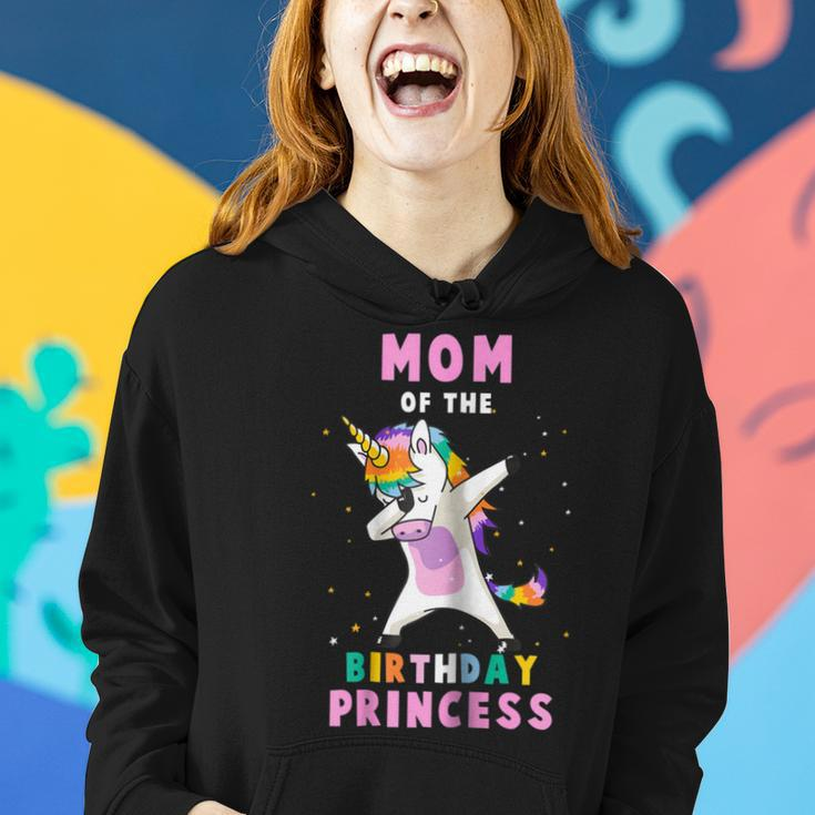 Proud Mom Of A Birthday Unicorn Dab Girl Women Hoodie Gifts for Her