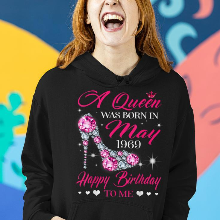 Queens Are Born In May 196950Th Birthday Women Hoodie Gifts for Her