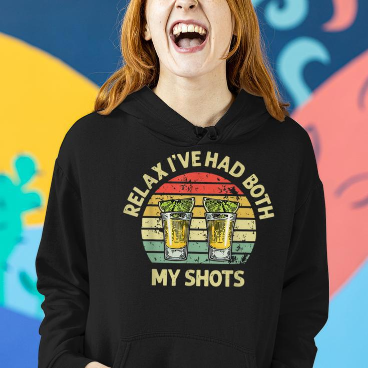Relax Ive Had Both My Shots Drinking Two Shots Women Hoodie Gifts for Her