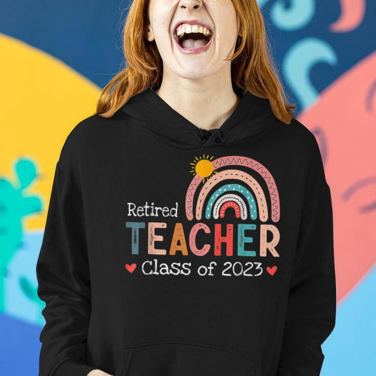 Retired Teacher Class Of 2023 Teachers Retirement Women Hoodie Gifts for Her