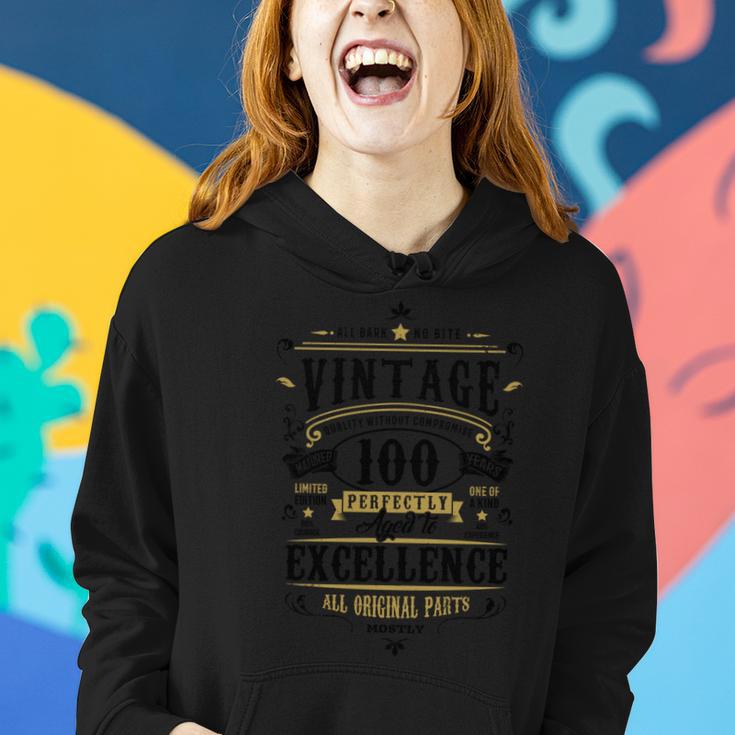 Retro 100. Geburtstag Langarmshirt, Vintage 1922 Design für Oma Hoodie Geschenke für Sie