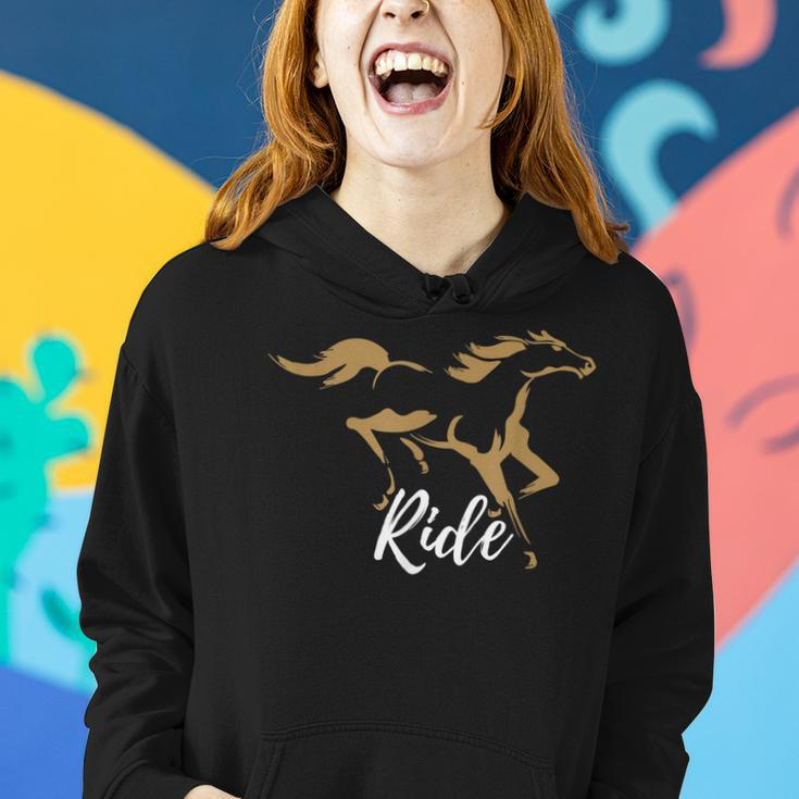 Ride HorseFor Equestrian Horseback Riding Lovers Women Hoodie Gifts for Her