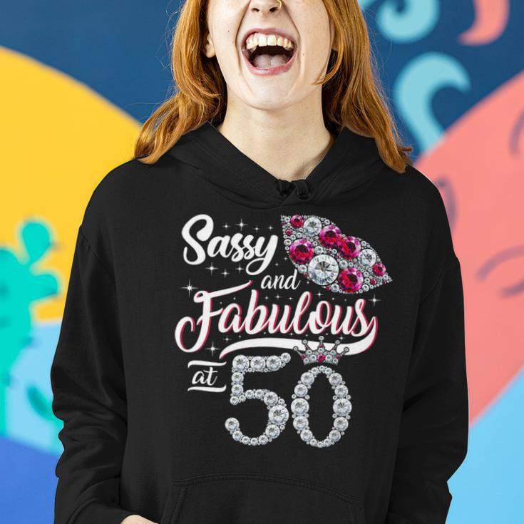 Sassy And Fabulous At 50 Womens 50Th Birthday Gifts Women Hoodie Gifts for Her