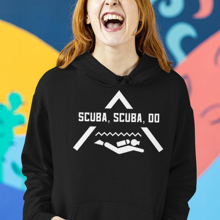 Scuba Scuba Do Funny Diving  V2 Women Hoodie Graphic Print Hooded Sweatshirt Gifts for Her