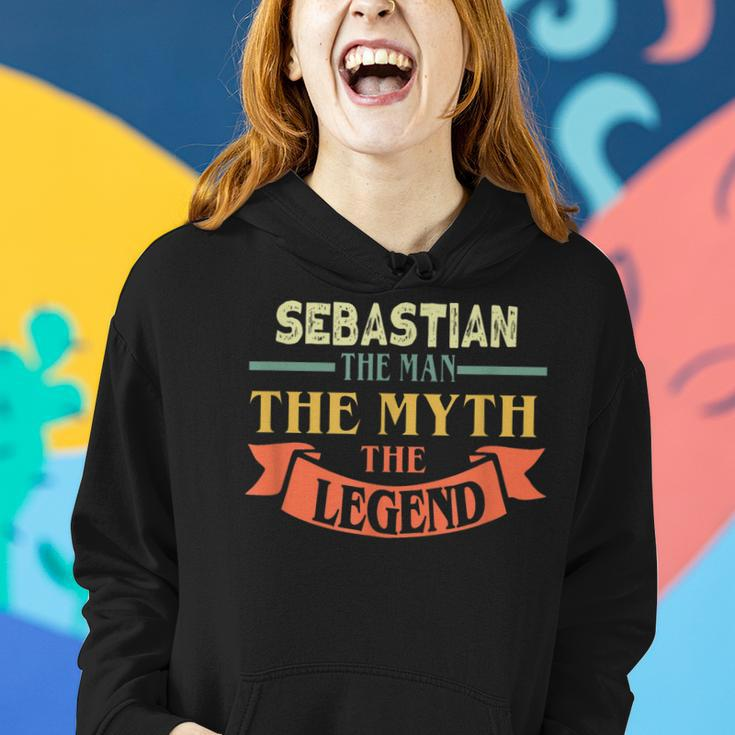 Sebastian Der Mann Mythos Legende Hoodie, Personalisiert Geschenke für Sie