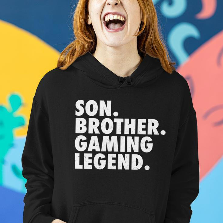 Son Brother Gaming Legend V3 Women Hoodie Gifts for Her
