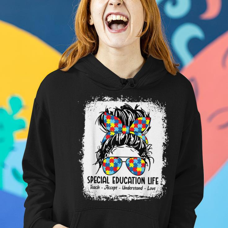 Special Education Life Sped Teacher Teach Accept Understand Women Hoodie Gifts for Her