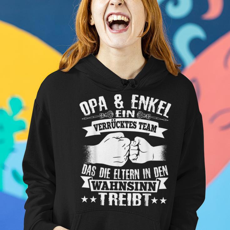 Stolzer Opa Und Enkel Partnerlook Spruch Geschenk Enkelkind Frauen Hoodie Geschenke für Sie