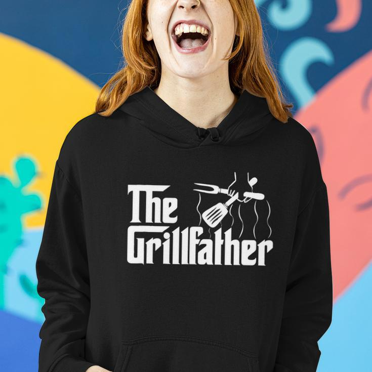 The Grillfather Bbq Grill & Smoker | Barbecue Chef Tshirt Women Hoodie Gifts for Her