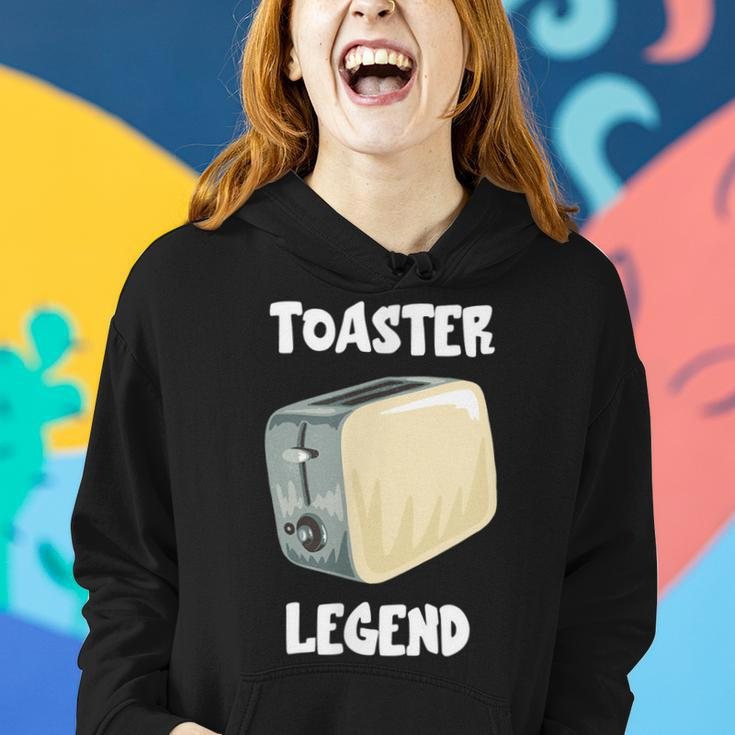 Toaster Legend Hoodie für Brot- und Toastliebhaber, Frühstücksidee Geschenke für Sie