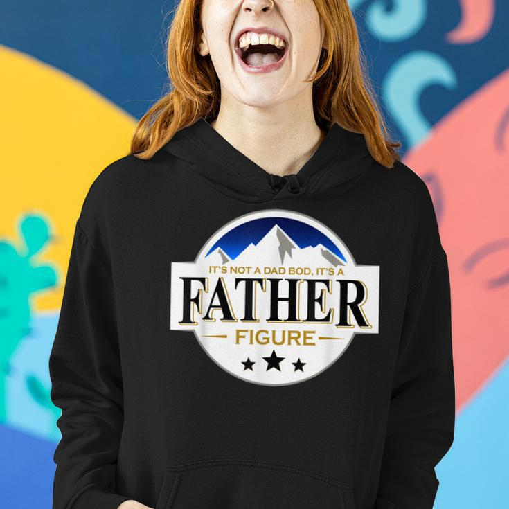 Ts Not A Da Bod Its A Father Figure Mountain & Beer Funny Women Hoodie Gifts for Her