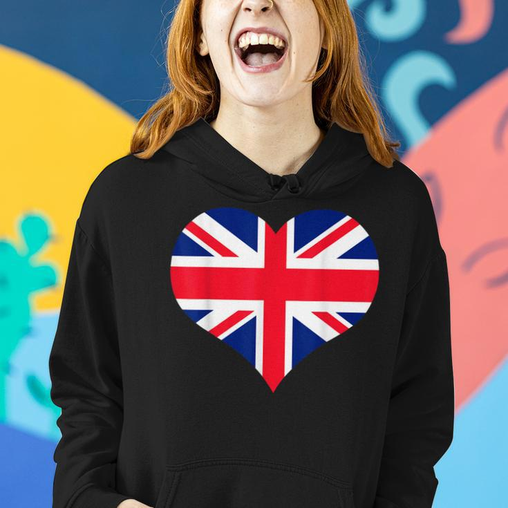 Union Jack British Flag Heart British Isles Mens Womens Women Hoodie Gifts for Her