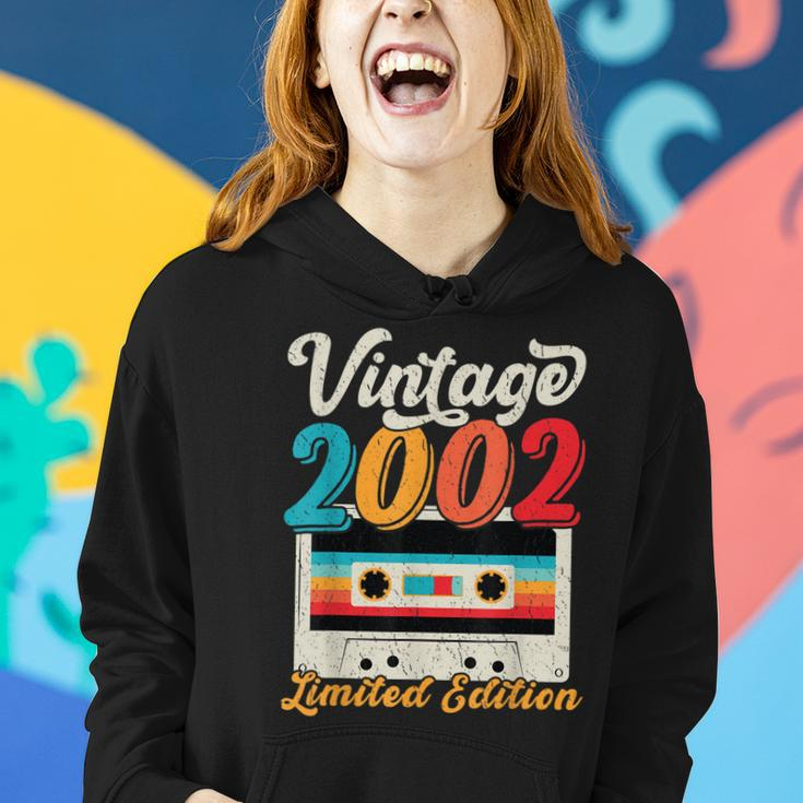 Vintage 2002 Wedding Anniversary Born In 2002 Birthday Party Women Hoodie Gifts for Her