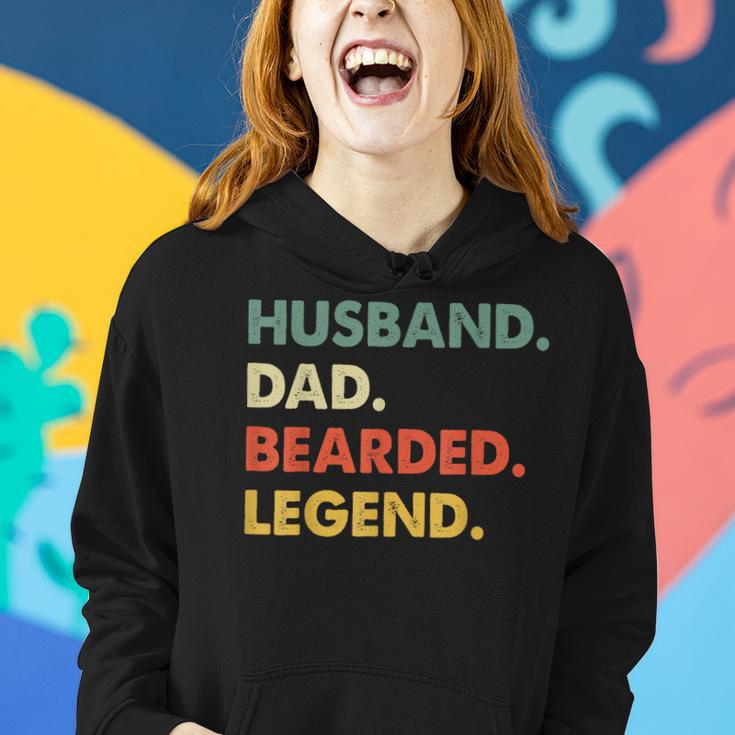 Vintage Beard Husband Dad Bearded Legend Men Frauen Hoodie Geschenke für Sie