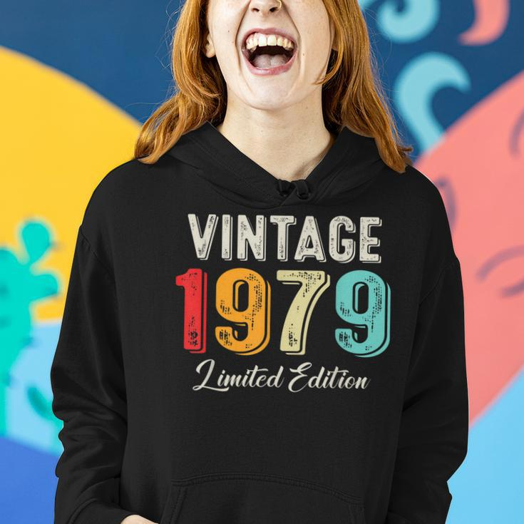 Vintage Born In 1979 Birthday Year Party Wedding Anniversary Women Hoodie Gifts for Her