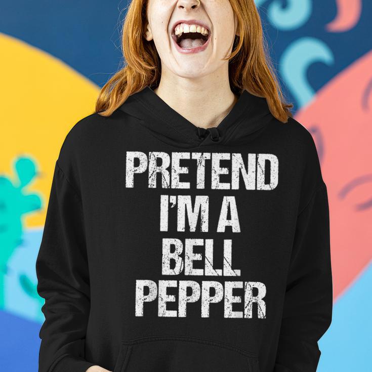 Vorgeben Ich Bin Eine Paprika Lustig Faul Halloween-Kostüm Frauen Hoodie Geschenke für Sie