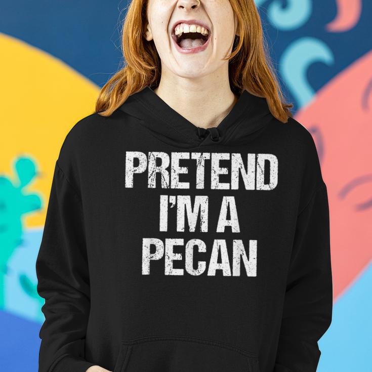 Vorgeben Ich Bin Eine Pecan Lustig Faul Halloween-Kostüm Frauen Hoodie Geschenke für Sie