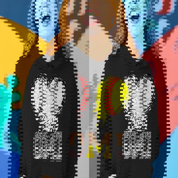 Womens Ball Omi Heart Baseball Softball Mothers Day Women Hoodie Gifts for Her Womens Ball Omi Heart Baseball Softball Mothers Day Women Hoodie Gifts for Her