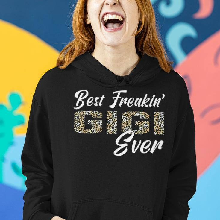 Womens Best Freakin Gigi Ever Leopard Mothers Day Gigi Gift Women Hoodie Gifts for Her